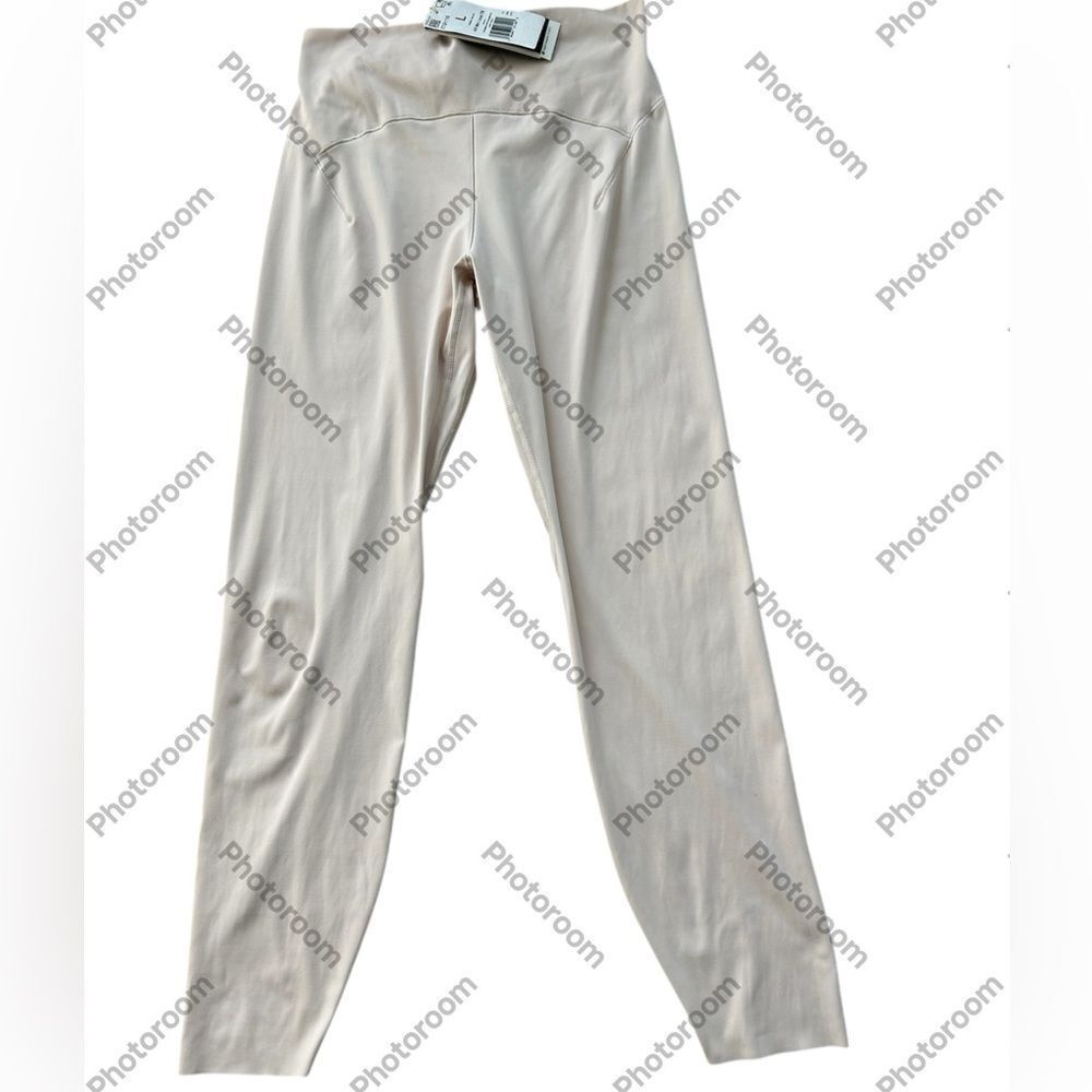 Adidas adidas All Me Luxe Hose 7/8 color is PUTTY MAUVE, Size Large, NWT